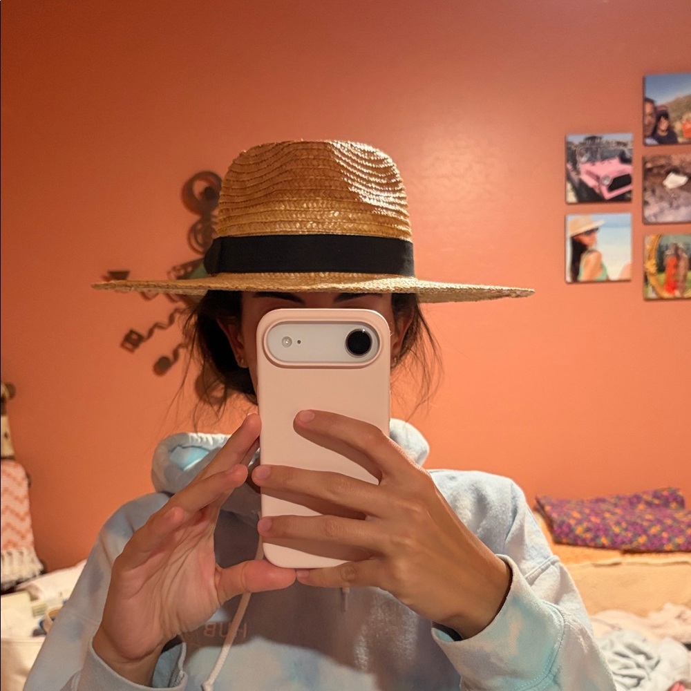 San Diego Hat Company Straw Hat with Black Band